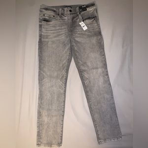 Express Skinny Gray Hyper Stretch Jeans